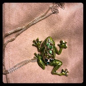 Tree frog necklace